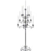 13-Light Nickel Tree Floor Candelabra