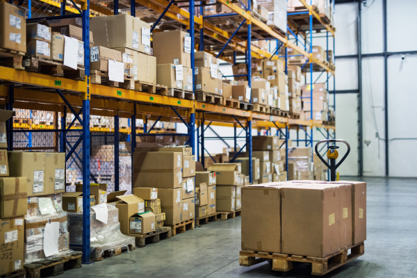 A warehouse full of boxes