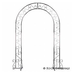 Silver Wedding Arch (also available in bronze)