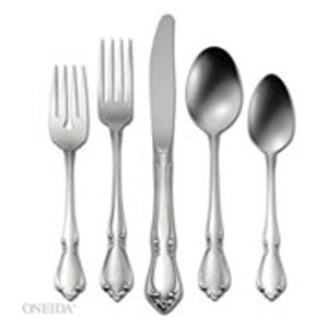 Flatware, Chateau pattern. Dinner & Salad Fork, Knife, Teaspoon